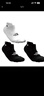 The North Face北面襪子通用款戶(hù)外舒適透氣運動(dòng)襪3RJC 黑/白色/YA7 M 曬單實(shí)拍圖
