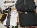卡度頓西服套裝男三件套職業(yè)商務(wù)小西裝正裝外套男修身新郎伴結婚禮服 黑色雙扣【西服+西褲+襯衫】 M 【75-100斤】+8件禮品 曬單實(shí)拍圖