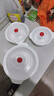 CLCEY日本微波爐加熱專(zhuān)用器皿碗家用塑料帶蓋微波爐碗熱飯容器飯盒蒸盒 加熱碗超值三件套大中小各1個(gè) 曬單實(shí)拍圖