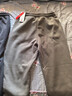 名創(chuàng  )優(yōu)品（MINISO）男款休閑褲冬季寬松舒適加絨保暖日系慵懶風(fēng)直筒褲子 深灰 L 曬單實(shí)拍圖