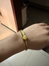 周生生【細繩】黃金色手繩 Charme串珠配繩3mm細版手繩不銹鋼繩定價(jià) W17 曬單實(shí)拍圖