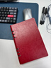 九千年 A4活頁(yè)本b5活頁(yè)夾九孔六孔A5筆記本子記事本封面定制可印LOGO A5紅色外殼 曬單實(shí)拍圖