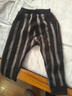馬·拉?。∕.Latin）/童裝兒童褲子冬裝新款男童小童條紋提花撞色毛線(xiàn)長(cháng)褲 黑色條 110cm 曬單實(shí)拍圖