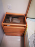 源氏木語(yǔ)實(shí)木床頭柜可移動(dòng)玻璃床邊柜臥室橡木小柜子小戶(hù)型儲物柜 【3】(橡木-有插座)0.5米床頭柜 曬單實(shí)拍圖