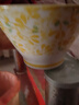 子羞四季繁花四碗日式英寸斗笠家用碗陶瓷吃飯釉下彩米飯碗套裝釉下彩 繁花5英寸斗笠碗1個(gè)裝（無(wú)勺）（顏色隨機發(fā)） 曬單實(shí)拍圖