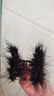 加恩倍 高級感鴕鳥(niǎo)毛中號羽毛抓夾女2025新款后腦勺發(fā)夾鯊魚(yú)夾毛毛發(fā)卡 黑色鴕鳥(niǎo)毛抓夾一個(gè) 曬單實(shí)拍圖