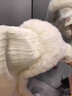 鹿珊伍披肩冬季加絨結婚斗篷外搭配旗袍婚禮服毛茸茸領(lǐng)白色溫柔仙女外套 毛絨斗篷【白色】 均碼 曬單實(shí)拍圖