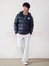 匡威（Converse）官方 秋冬新品男中長(cháng)款600蓬鴨絨保暖羽絨服MCJ213 MCJ213-023 2XL (185/108A) (充絨量281g) 曬單實(shí)拍圖