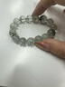 石玥珠寶天然千層綠幽靈散珠單珠轉運水晶手鏈手串配珠 附鑒定證書(shū)12-13mm 曬單實(shí)拍圖