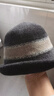凡飾（FANCET）漁夫帽女秋冬進(jìn)口澳洲羊毛帽子法式優(yōu)雅氣質(zhì)圓頂禮帽加厚保暖盆帽 曬單實(shí)拍圖