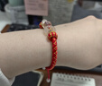 靈機生活館麥玲玲設計款2026年三合六合紅繩手本命年太歲轉運珠手鏈新年禮物 【屬馬佩戴】2026款三合生肖紅繩 曬單實(shí)拍圖