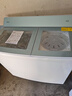 美的（Midea）雙桶洗衣機12kg洗+7kg脫大容量家用品質(zhì)雙電機同洗同脫分區洗滌一級能效 MP12S166A 曬單實(shí)拍圖