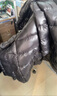500克鵝絨東北哈爾濱黑金長(cháng)款過(guò)膝羽絨服情侶男女款極寒零下40度 黑色男女同款白鵝絨極寒保暖 單件 XL 建議130--155斤【充絨549克) 曬單實(shí)拍圖