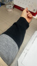 洋氣減齡拼色內搭針織衫女秋冬新款寬松慵懶風(fēng)軟糯毛衣打底衫 灰色 2XL （建議136-160斤） 曬單實(shí)拍圖