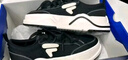 FILA FUSION斐樂(lè )男鞋【章昊同款】潮流帆布鞋季新款生活滑板鞋男鞋 黑/奶白-BG 40.5 曬單實(shí)拍圖