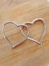 BJYL日韓愛(ài)心形耳環(huán)簡(jiǎn)約氛圍高級感大耳圈耳釘小眾氣質(zhì)時(shí)尚耳扣耳飾女 心形耳環(huán)（銀色一對） 曬單實(shí)拍圖