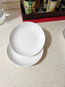 瓷俠客盤(pán)子菜盤(pán)家用白色骨瓷餐具碟子陶瓷餐盤(pán)套裝骨碟餃子盤(pán)深盤(pán)飯盤(pán) 7英寸涼菜盤(pán)（4個(gè)裝） 17.8cm 曬單實(shí)拍圖
