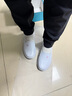潔爾康護士鞋新款升級碳板四季輕便真皮百搭美容院工作鞋醫院工作小白鞋 乳白色 36 (230mm) 標準尺碼 曬單實(shí)拍圖