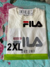FILA 斐樂(lè )官方男女同款針織T恤2025年夏季純棉寬松休閑情侶短袖t恤 曬單實(shí)拍圖