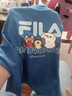 斐樂(lè )【竹林多彩T】FILA斐樂(lè )童裝兒童抗菌短袖T恤2025年夏季男女童夏裝 海蓉藍-BU 120 曬單實(shí)拍圖