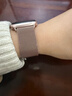 W&P新款適用蘋(píng)果手表表帶apple watch ultra3/2米蘭尼斯金屬不銹鋼表帶iwatch S11/10/9/8/7/SE3 粉42 曬單實(shí)拍圖
