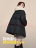 波司登（BOSIDENG）【斷碼清倉】羽絨服女款短款大毛領(lǐng)新國標90絨商場(chǎng)同款修身厚外套 黑色8056 XL 175/96A 曬單實(shí)拍圖