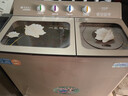 三峽勁霸【純銅電機】大容量半自動(dòng)洗衣機家用老式大容量雙缸雙桶商用酒店賓館被子毛毯四件套以舊換新 30公斤升級鋼波輪【9秒強洗+雙鋼桶+純銅電機】 曬單實(shí)拍圖