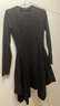 UR2025秋季新款女裝簡(jiǎn)約氣質(zhì)V領(lǐng)不規則A字連衣裙UWG750234 黑色 S 曬單實(shí)拍圖
