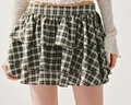 UR2025夏季新款女裝復古休閑撞色格紋超寬松半裙UYY550036 曬單實(shí)拍圖