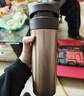 膳魔師（THERMOS）保溫杯550ml男女陶瓷內膽泡茶咖啡水杯子元旦新年禮物TCMV遠黛 曬單實(shí)拍圖