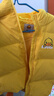 B.Duck小黃鴨童裝女童羽絨服寶寶保暖外套小翅膀兒童冬裝加厚男童過(guò)年服 黃色 130 cm （充絨量92.6g） 曬單實(shí)拍圖