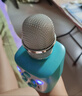 伊貝智玩具女孩兒童話(huà)筒音響一體麥克風(fēng)唱歌機1-3-6歲男孩益智生日禮物 藍（藍牙版）自帶歌曲-寓教內容 卡拉OK歌寶寶男孩自帶聲卡唱歌機 曬單實(shí)拍圖