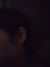 【買(mǎi)一送一】如意結耳環(huán)耳釘高級感氣質(zhì)時(shí)尚百搭免摘耳飾 【大號1對6mm+1號小對4mm】 曬單實(shí)拍圖