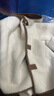 妙奕嘉毛絨外套冬季女士夾克小香風(fēng)外套上衣厚外套女冬季棉服棉襖絨外套 仿羊羔毛外套【咖色-兩面可穿】 M （建議100-115斤） 曬單實(shí)拍圖