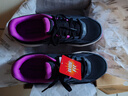斯凱奇（Skechers）女鞋秋冬2025新款運動(dòng)鞋休閑減震跑步鞋輕便軟底媽媽鞋寬楦老人鞋 黑色/紫色-BKPR 37 /參考常規尺碼37-37.5碼左右 曬單實(shí)拍圖