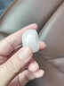 碧落靈澤新疆和田玉寬版玉戒指羊脂白玉男士大拇指扳指天然玉石指環(huán)素圈 內徑19mm 曬單實(shí)拍圖