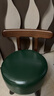 積木部落 實(shí)木小凳子家用換鞋凳客廳沙發(fā)凳小板凳可旋轉椅子靠背茶幾矮凳 墨綠色【360°旋轉】 曬單實(shí)拍圖