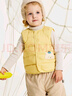 童泰（TONGTAI）嬰兒羽絨馬甲冬季寶寶衣服兒童上衣男童女童鴨絨坎肩黃色90cm 曬單實(shí)拍圖