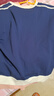 羅蒙高檔品牌長(cháng)袖T恤純棉拼色百搭衛衣女春秋款文藝減齡時(shí)尚韓版上衣 100%純棉-寶藍色(純色)-女裝十大 XL 建議125-140斤 曬單實(shí)拍圖
