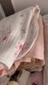 童泰新生嬰兒連體衣秋冬季保暖寶寶衣服初生兒純棉蝴蝶哈衣 粉色 66cm 曬單實(shí)拍圖