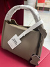CADUNI KAISER包包女包牛皮手提菜籃子包輕奢斜挎單肩生日禮物高級感送女友老婆 【大象灰】女生實(shí)用走心 品牌小眾百搭時(shí)尚休閑通勤 曬單實(shí)拍圖