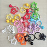 山頭林村拼豆鑰匙扣配飾彩色亞克力星星圈環(huán)可愛(ài)鈴鐺星星diy書(shū)包鎖扣掛飾 混款實(shí)色五角星+3cm卡圈+14鈴鐺 30個(gè)裝 曬單實(shí)拍圖
