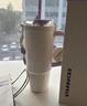 星巴克（Starbucks）杯子 經(jīng)典系列 大容量甜酷合集冰霸杯 巨無(wú)霸 便攜水杯男女士送禮 雙飲口不銹鋼杯900ml-幻紫 曬單實(shí)拍圖