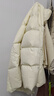 edition羽絨服女毛織披肩圍脖輕暖鵝絨泡芙羽絨服 米黃色 M 尺碼偏大，建議拍小一碼 曬單實(shí)拍圖
