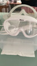 MINCITY術(shù)后護目鏡女洗澡洗頭防水割雙眼皮激光飛秒眼罩防護眼鏡大框泳鏡 透明白[大框款] 曬單實(shí)拍圖