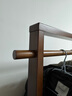 林氏家居全實(shí)木衣帽架掛衣架落地臥室床邊晚上放衣服神器林氏木業(yè)LS907 【胡桃木色|實(shí)木材質(zhì)】可移動(dòng)衣 曬單實(shí)拍圖