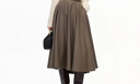 VEROMODA半身裙2025冬季新款含綿羊毛長(cháng)裙簡(jiǎn)約百搭通勤325416024新年過(guò)年 瓶璃棕 S 曬單實(shí)拍圖