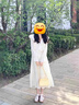 妙奕嘉純欲裙子長(cháng)袖連衣裙女海邊沙灘裙度假長(cháng)裙秋季仙氣小個(gè)子氣質(zhì)高級 法式復古仙氣荷葉邊杏色長(cháng)裙 M 【建議95-105斤】 曬單實(shí)拍圖