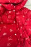 巴拉巴拉童裝兒童羽絨服女童2025新款春裝紅色拜年服甜美外套大童新年衣服 曬單實(shí)拍圖