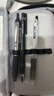 百樂(lè )（PILOT）JUICE UP果汁筆按動(dòng)黑色中性筆0.5mm簽字筆水筆學(xué)生考試st刷題筆文具套裝 1筆+10替芯 曬單實(shí)拍圖